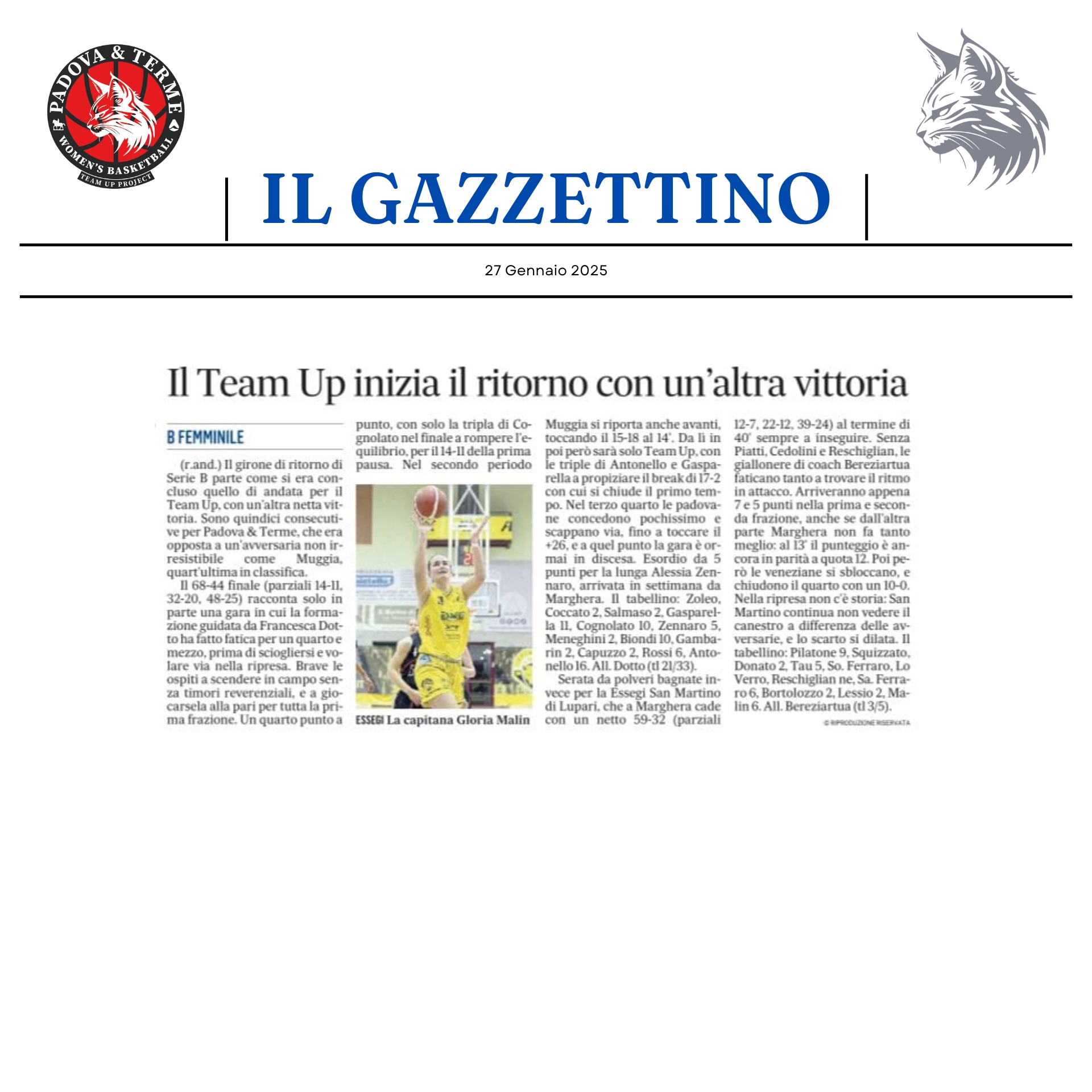 Il gazzettino 27/01/2025