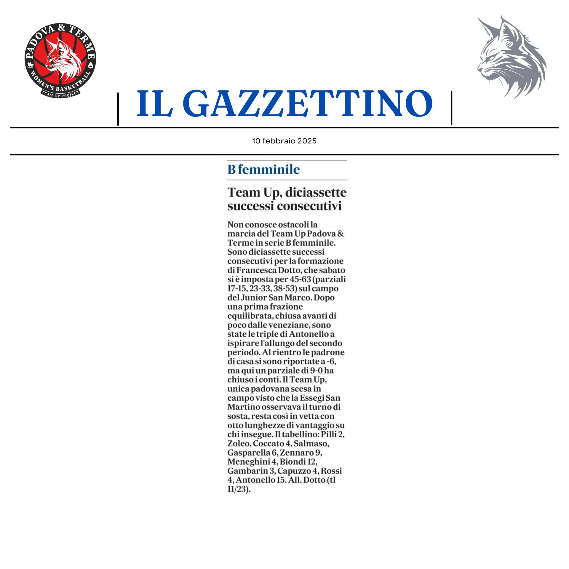 Il Gazzettino 10/02/2025